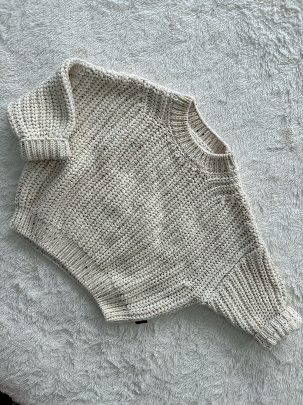GOUMI Chunky Knit Sweater - Cream